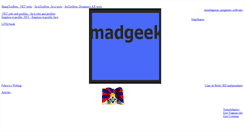 Desktop Screenshot of madgeek.com