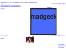 Tablet Screenshot of madgeek.com